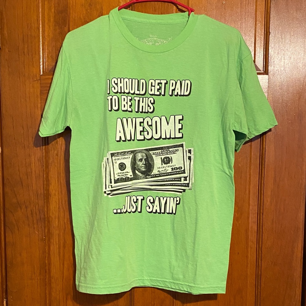 Savvy Neon Green Graphic Tee